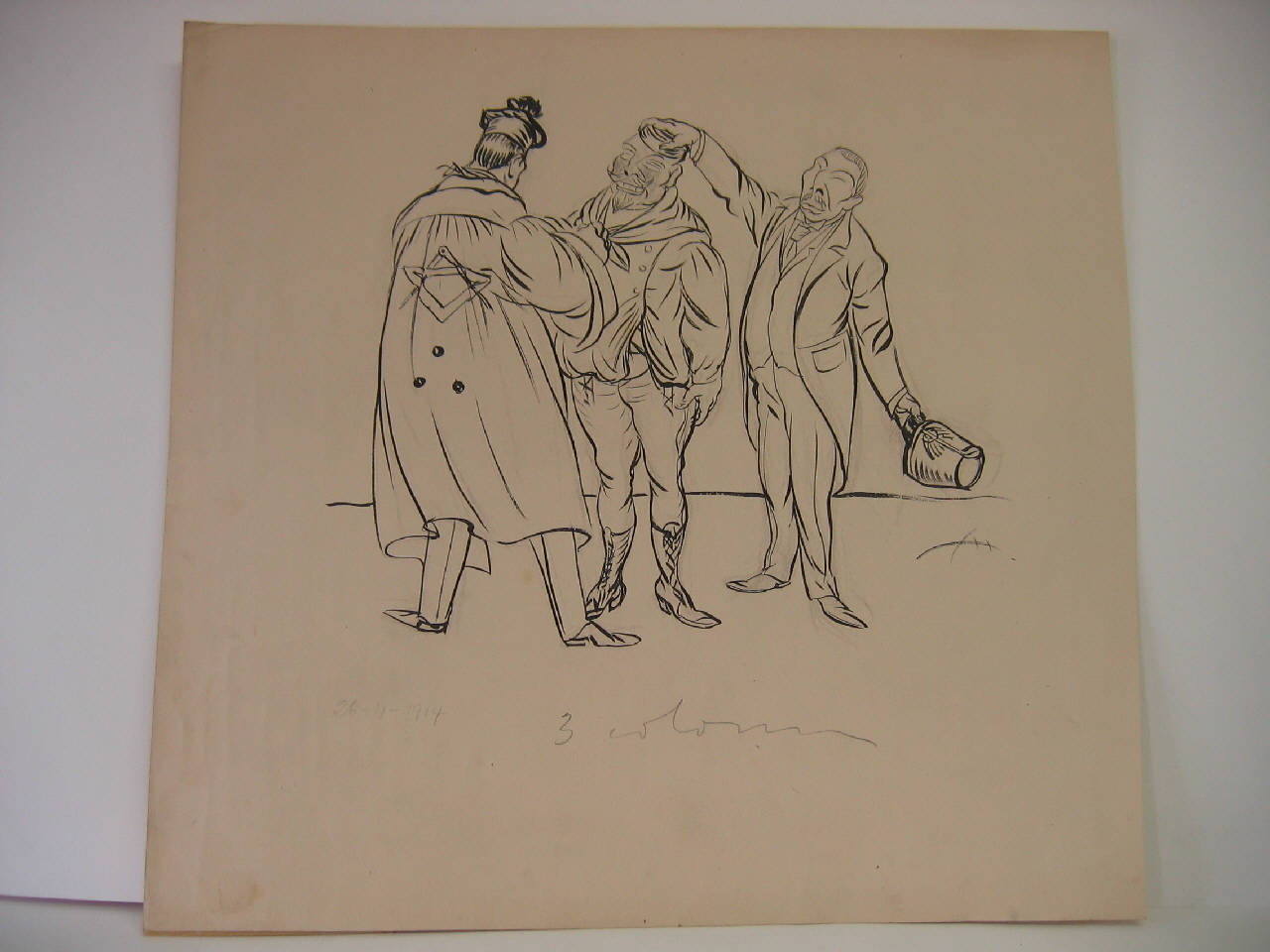GLI AMICI DELL'ON. TODESCHINI. (disegno) di Mazza, Aldo (1914/04/26 - )