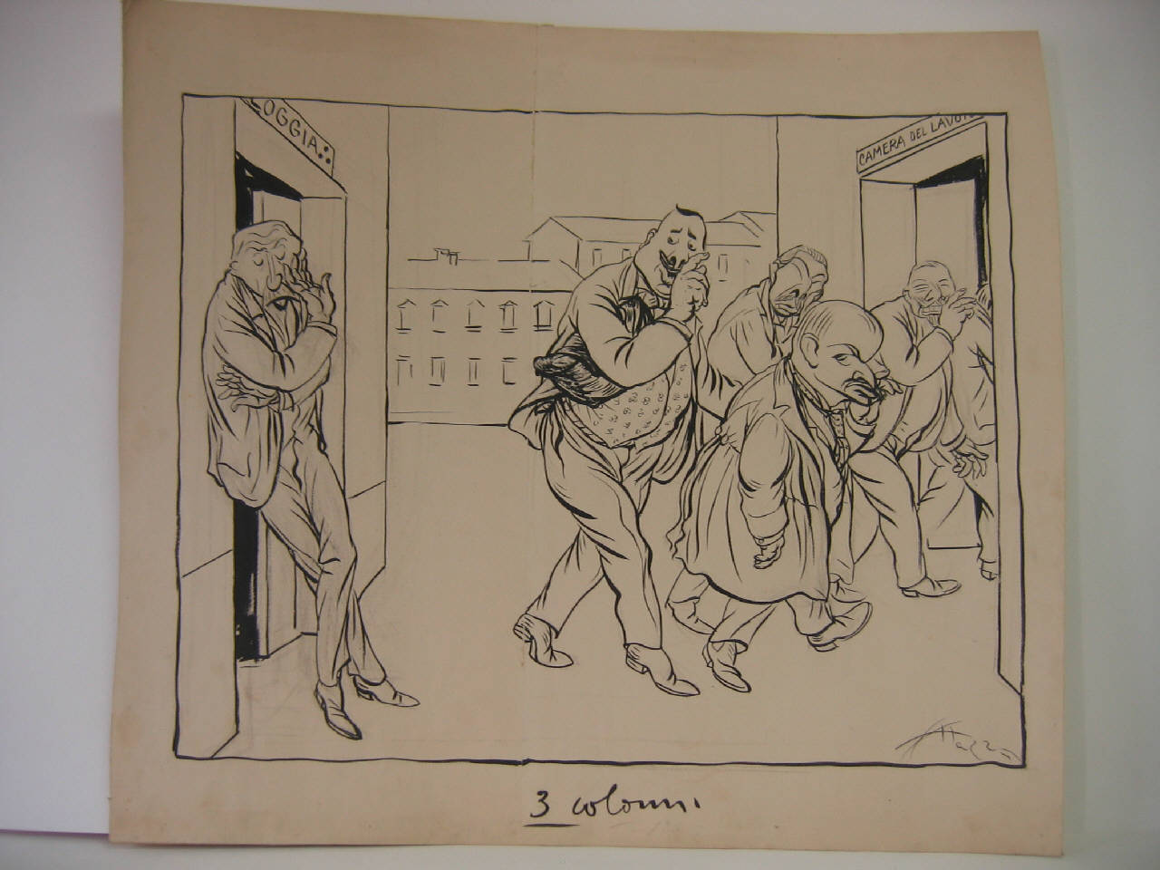 IL GRAN MAESTRO ONORARIO DE CRISTOFORIS: (disegno) di Mazza, Aldo (1914/05/03 - )