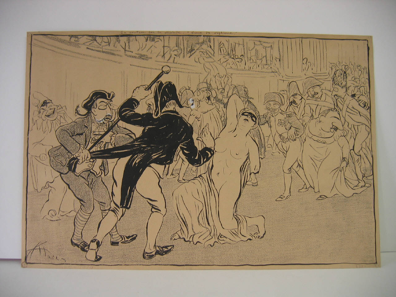 Scene di veglione. (disegno) di Mazza, Aldo (1910/02/06 - )