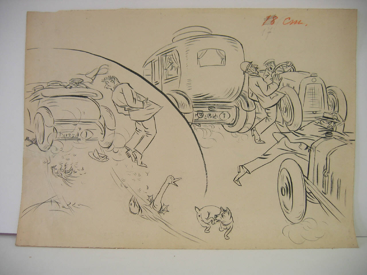 L'AUTO-FLAGELLUM-DEI. (disegno) di Mazza, Aldo (1920/07/25 - )