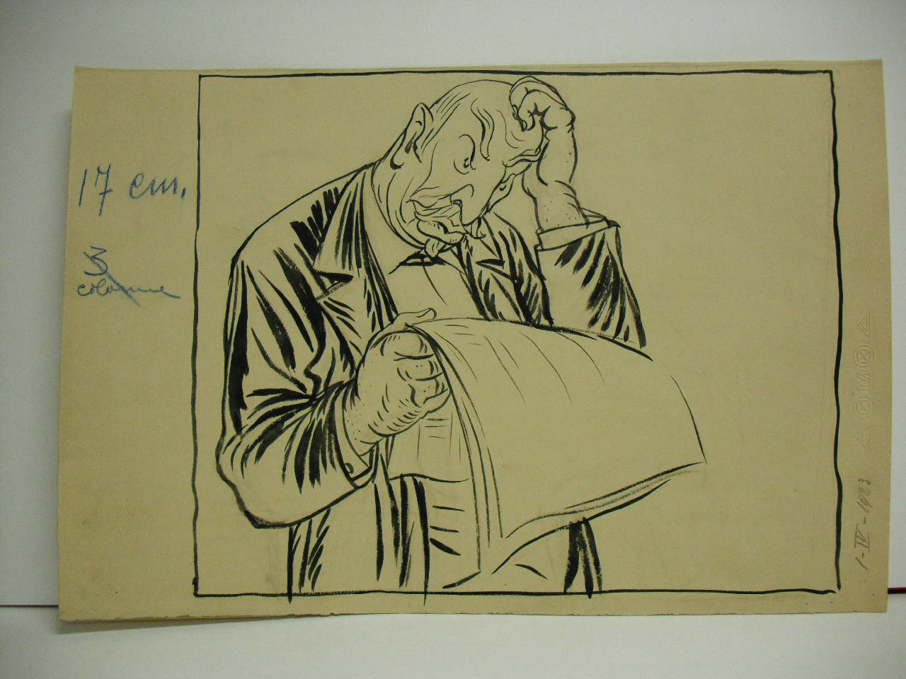 IMPAZIENZE. (disegno) di Mazza, Aldo (1923/04/01 - )