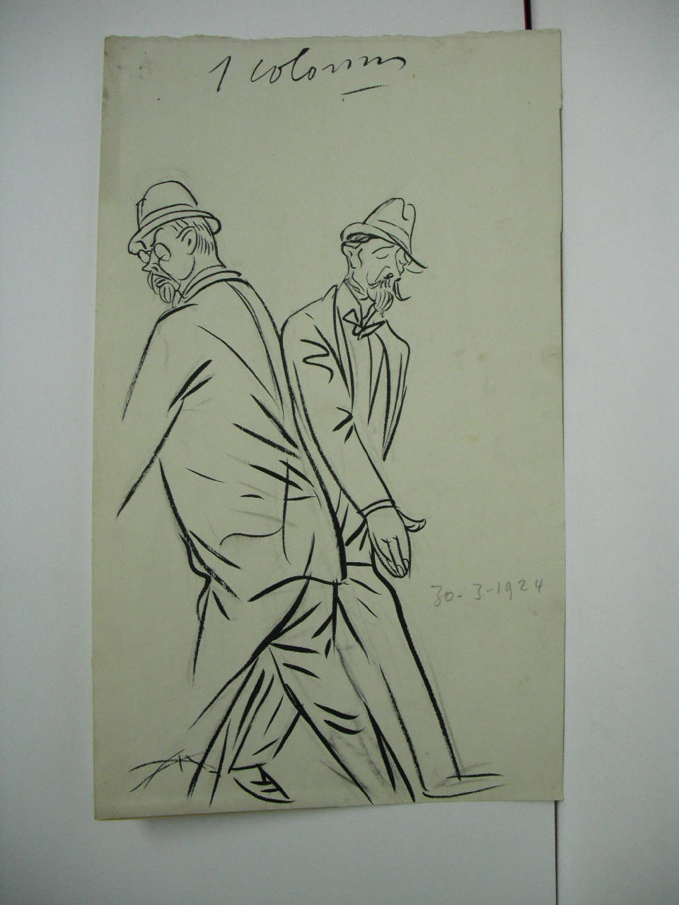 GASPAROTTO E BONOMI. (disegno) di Mazza, Aldo (1924/03/30 - )