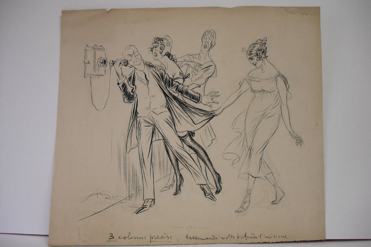 WILSON E LE POTENZE EUROPEE. (disegno) di Mazza, Aldo (1919/03/16 - )