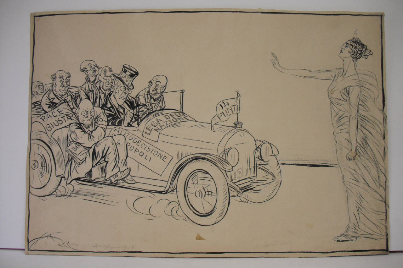 L'ITALIA. (disegno) di Mazza, Aldo (1919/05/04 - )