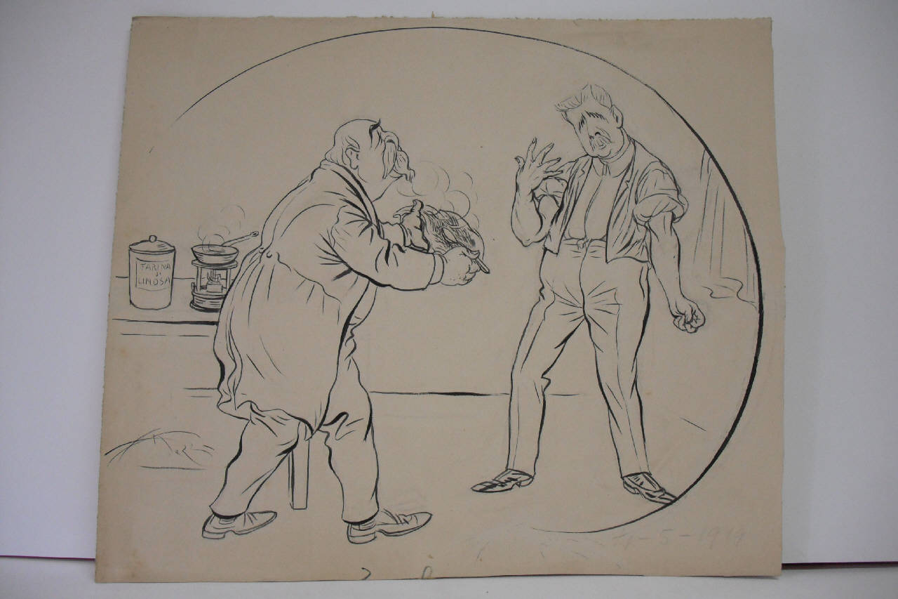 L'ORDINE DEL GIORNO LUZZATTI. (disegno) di Mazza, Aldo (1919/05/04 - )