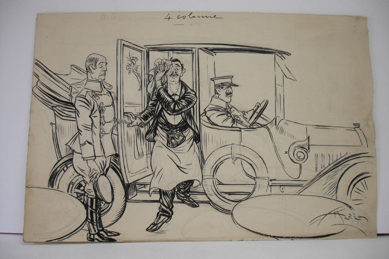 DOPO LO SCIOPERO. (disegno) di Mazza, Aldo (1919/06/15 - )