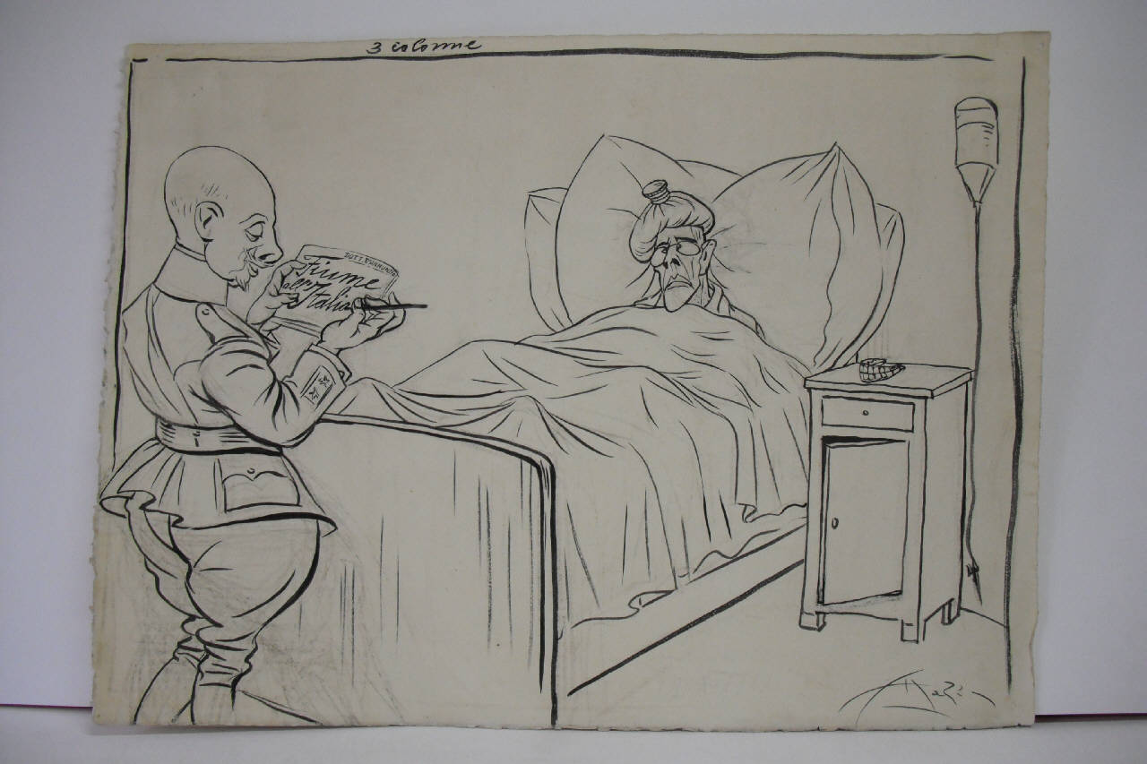 LA MALATTIA DI WILSON. (disegno) di Mazza, Aldo (1919/10/12 - )