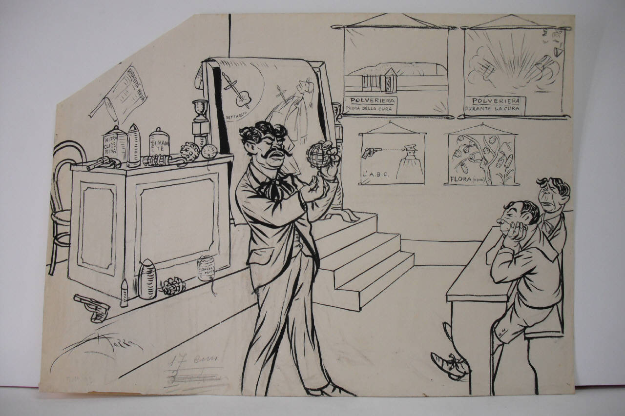 "BONONIA DOCET" ovvero i nostri maestri elementari. (disegno) di Mazza, Aldo (1920/12/05 - )