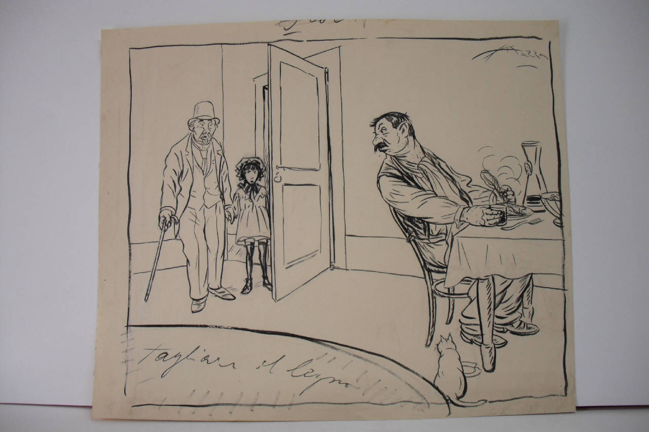 PICCOLI BORGHESI VOTATE PER IL BLOCCO! (disegno) di Mazza, Aldo (1921/05/08 - )