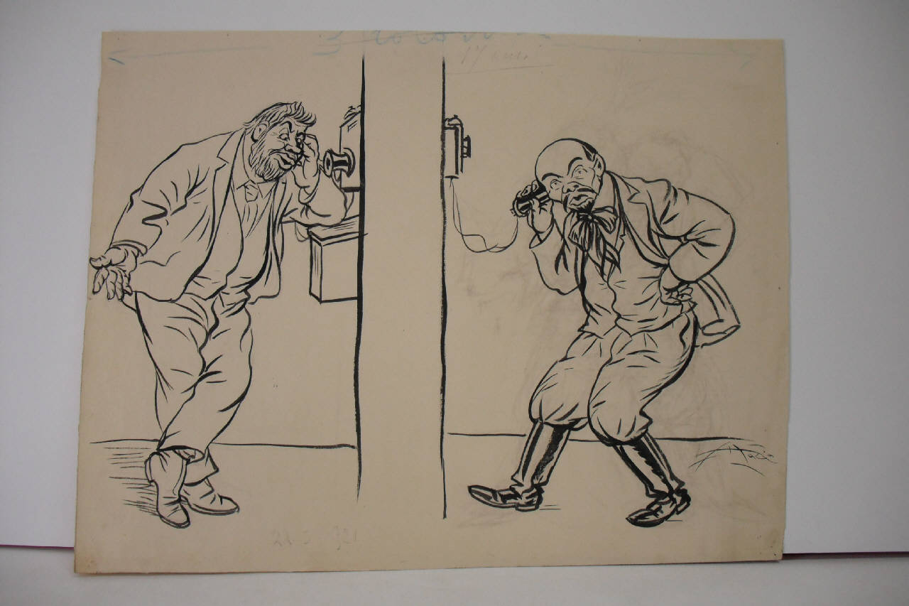 LENIN E LE NOSTRE ELEZIONI. (disegno) di Mazza, Aldo (1921/05/22 - )