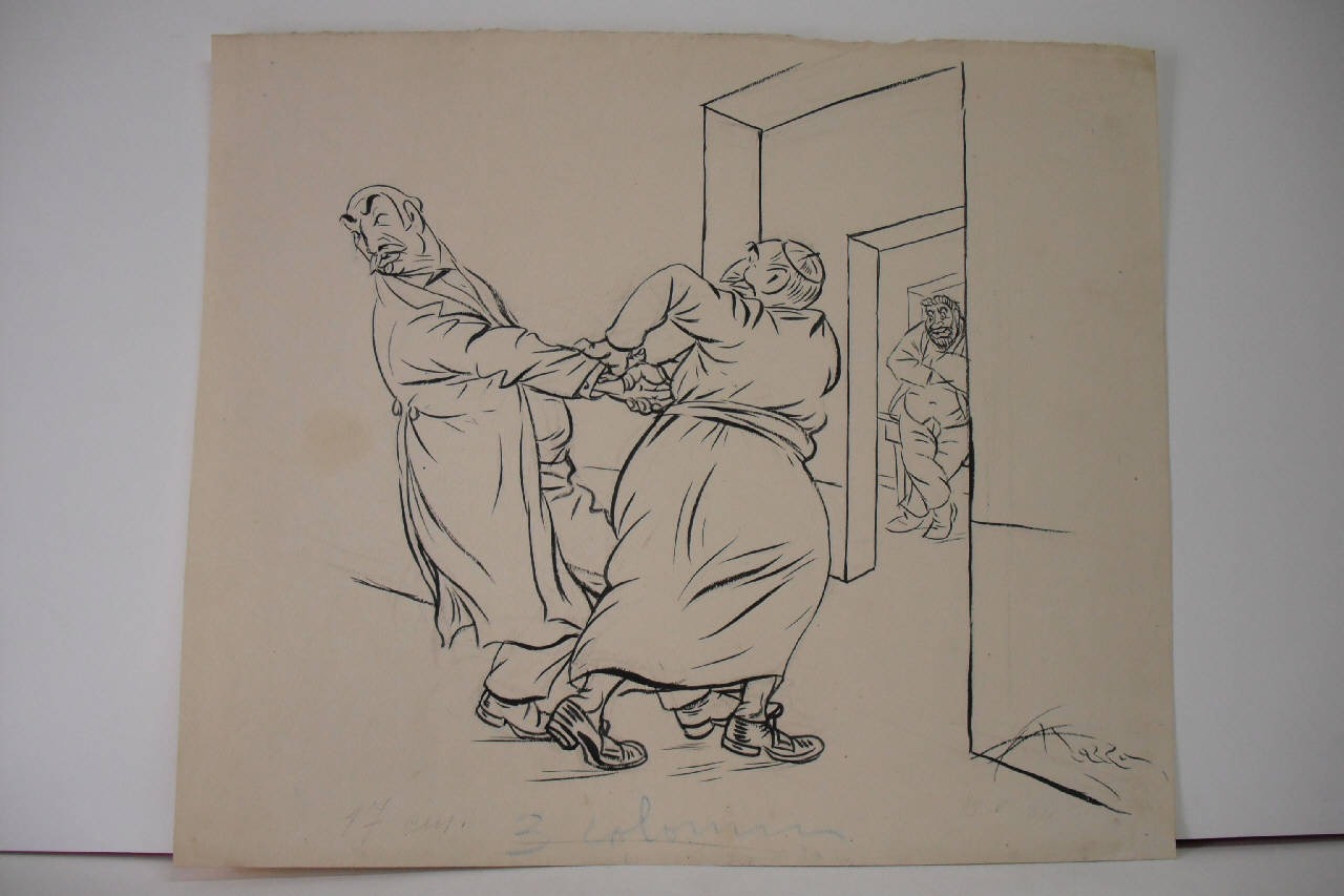 LE SEDUZIONI A GIOLITTI. (disegno) di Mazza, Aldo (1921/05/29 - )