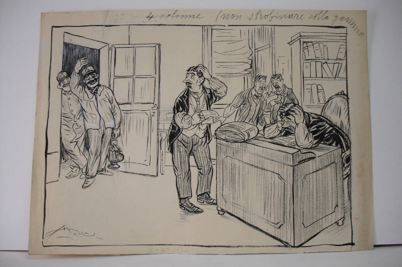 ESPERIENZA. (disegno) di Mazza, Aldo (1921/06/12 - )