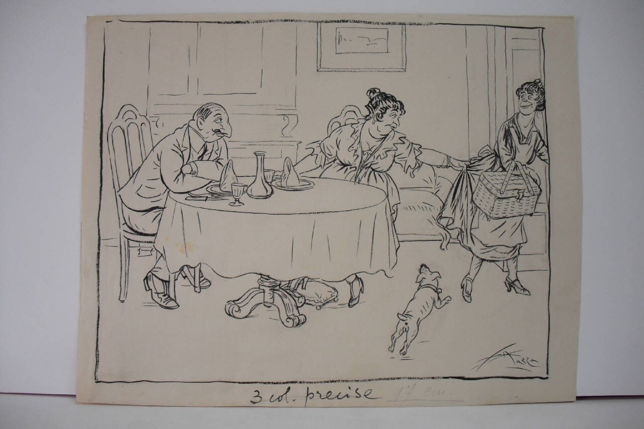 IL RIBASSO LAMPO. (disegno) di Mazza, Aldo (1921/06/12 - )