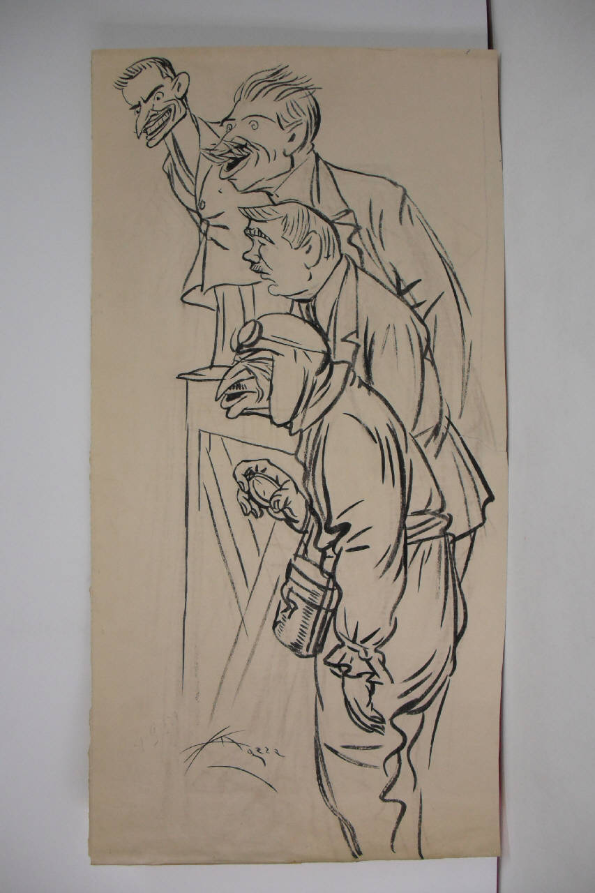 LA CIRCUITO DI BRESCIA. (disegno) di Mazza, Aldo (1921/09/04 - )