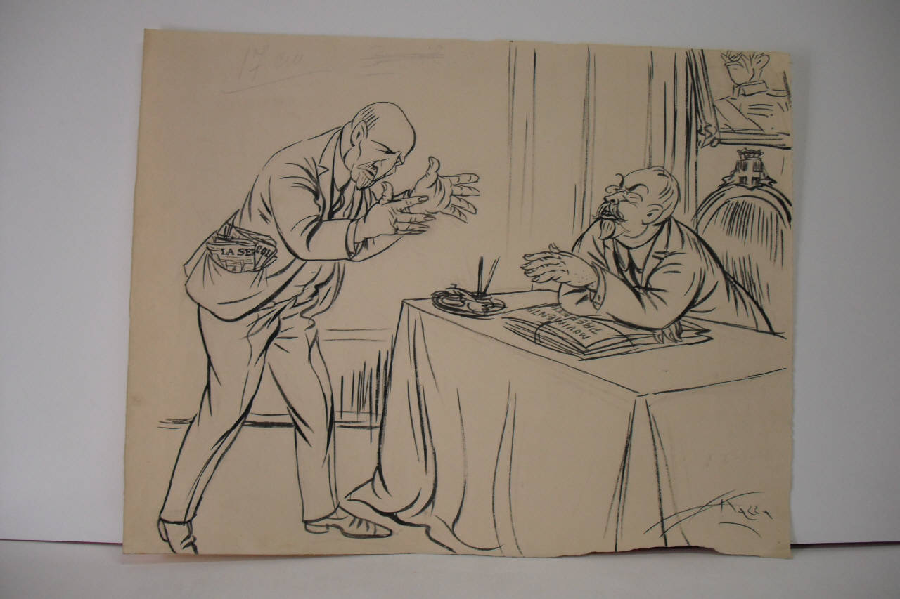 LUSIGNOLI IN QUARELLA. (disegno) di Mazza, Aldo (1921/10/02 - )