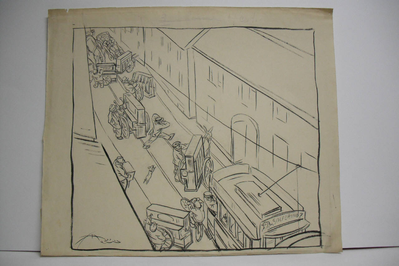 L'INVASIONE DEGLI ORGANETTI. (disegno) di Mazza, Aldo (1921/10/09 - )