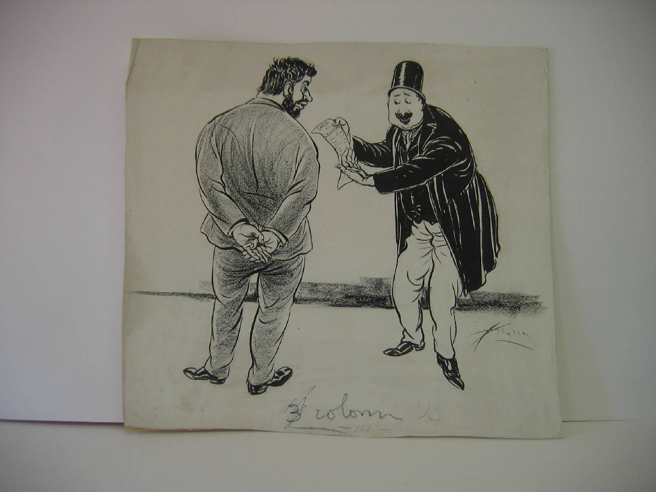 TECOPPA-SARFATTI E IL P.S.I. (disegno) di Mazza, Aldo (1914/01/11 - )