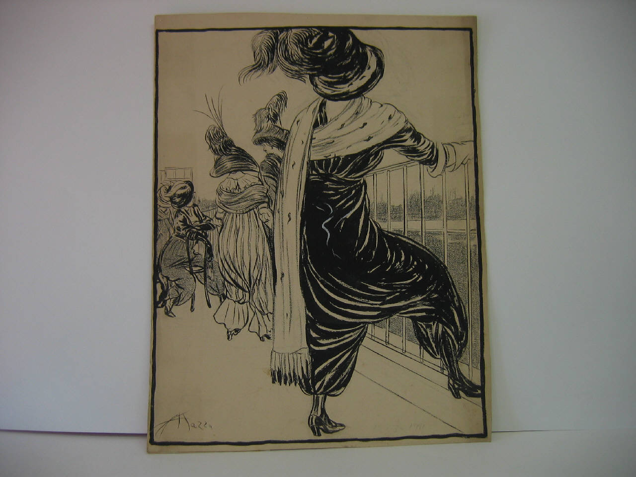 LE "JUPES-CULOTTE". (disegno) di Mazza, Aldo (1911/03/12 - )