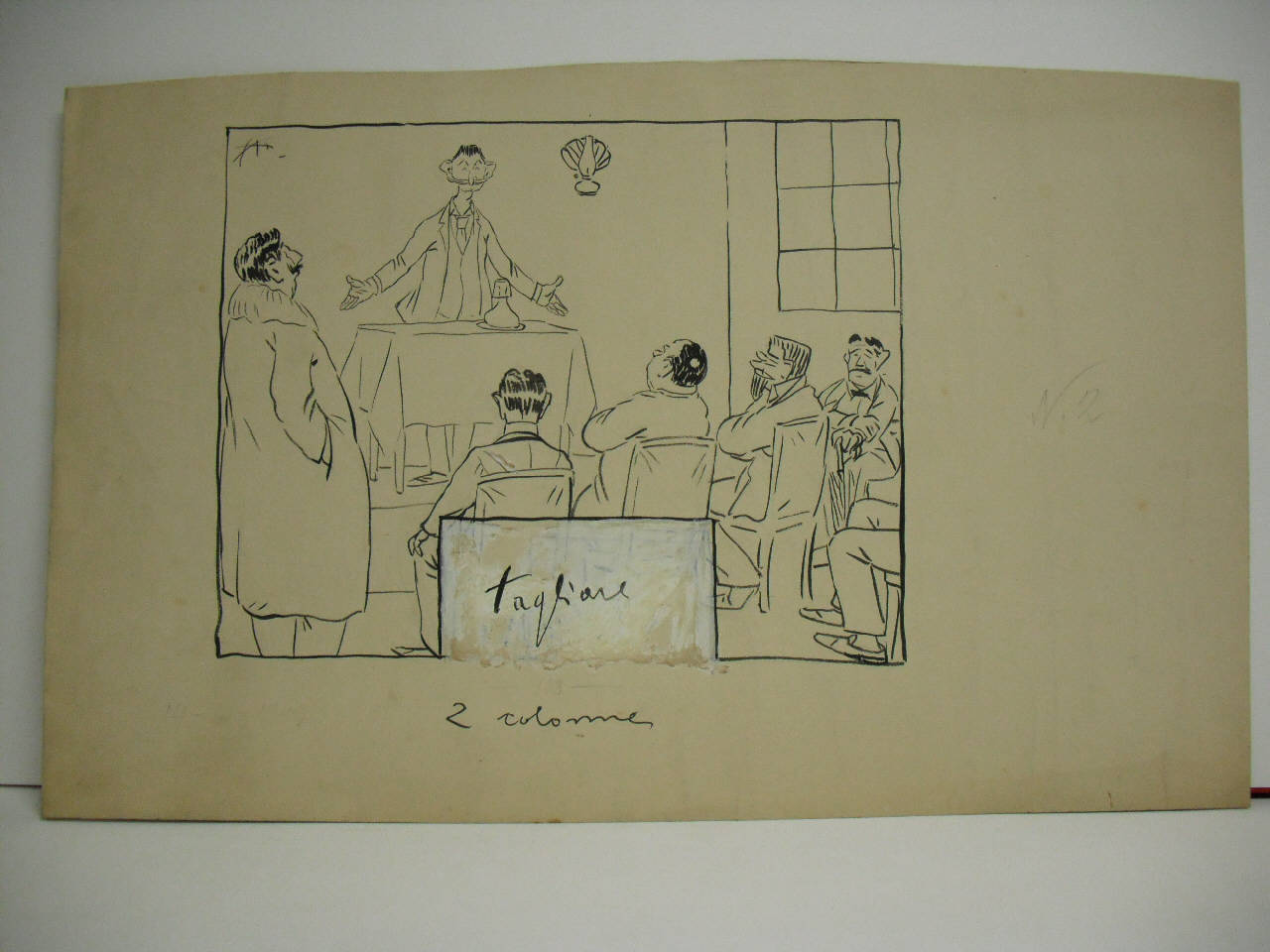 ALBASINI AGLI ELETTORI. (disegno) di Mazza, Aldo (1909/03/14 - )