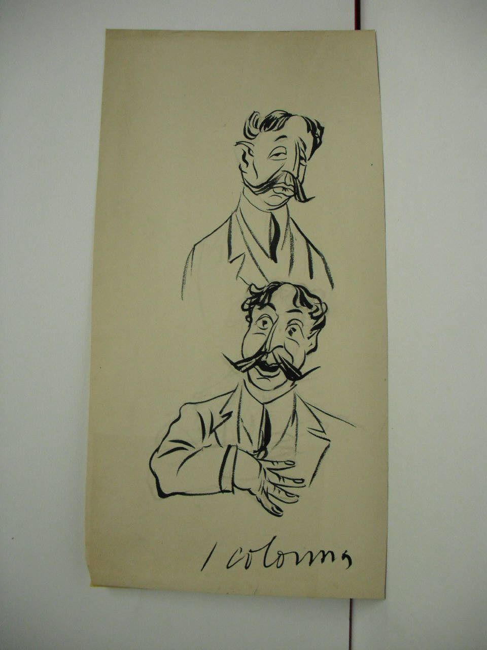 IL PRESTITO. (disegno) di Mazza, Aldo (1917/02/11 - )