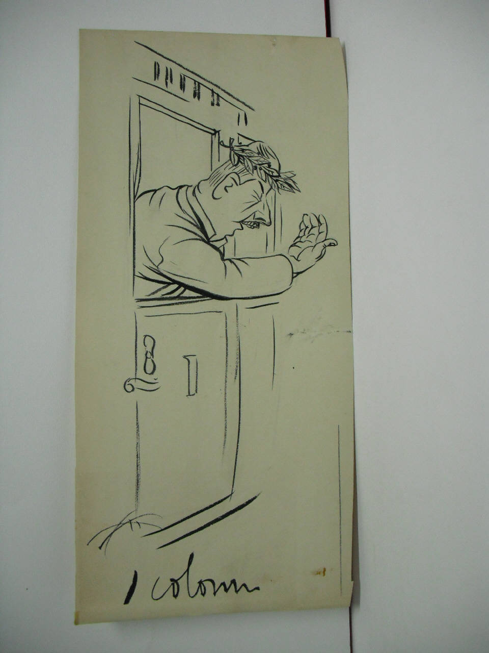 PARTENDO DA MONTECARLO. (disegno) di Mazza, Aldo (1917/04/01 - )