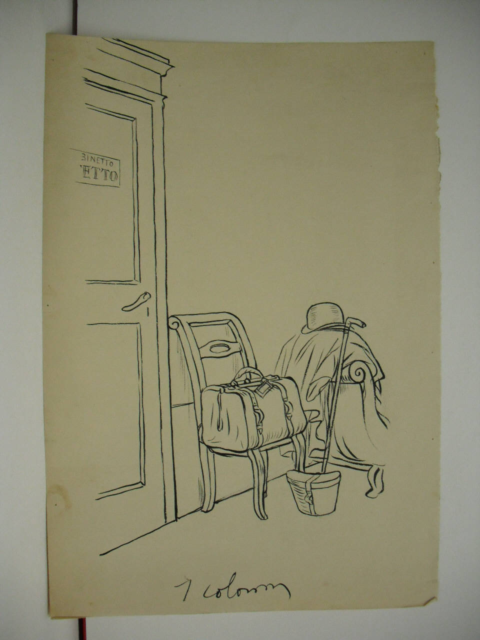HONNY SOIT QUI MAL Y PENSE! (disegno) di Mazza, Aldo (1917/06/24 - )