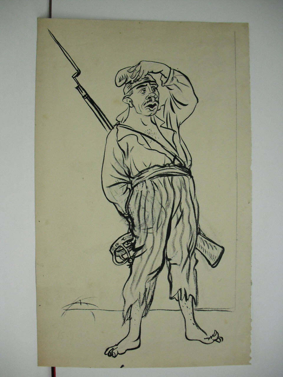 LA NUOVA UNIFORME DI CARLO I. (disegno) di Mazza, Aldo (1917/07/15 - )