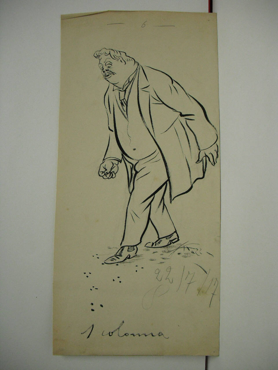 L'ANTI MASSONE. (disegno) di Mazza, Aldo (1917/07/22 - )
