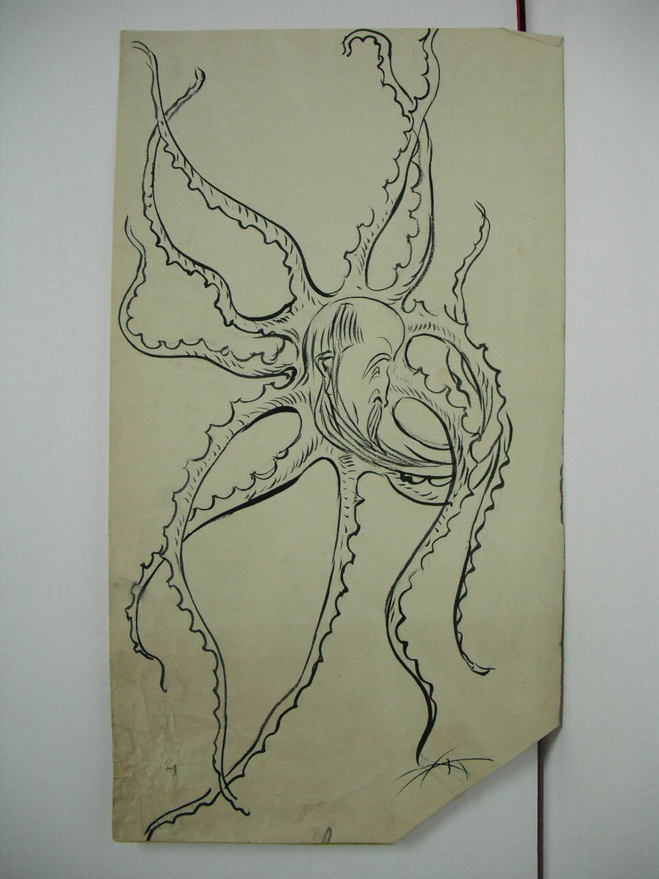 ENIGMA COMUNALE. (disegno) di Mazza, Aldo (1918/03/17 - )