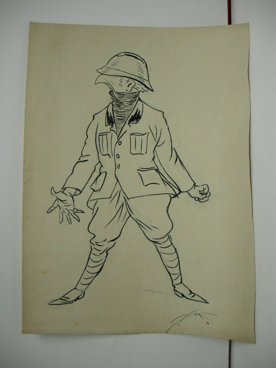 IL CONTE GIUSEPPE GREPPI. (disegno) di Mazza, Aldo (1918/03/31 - )