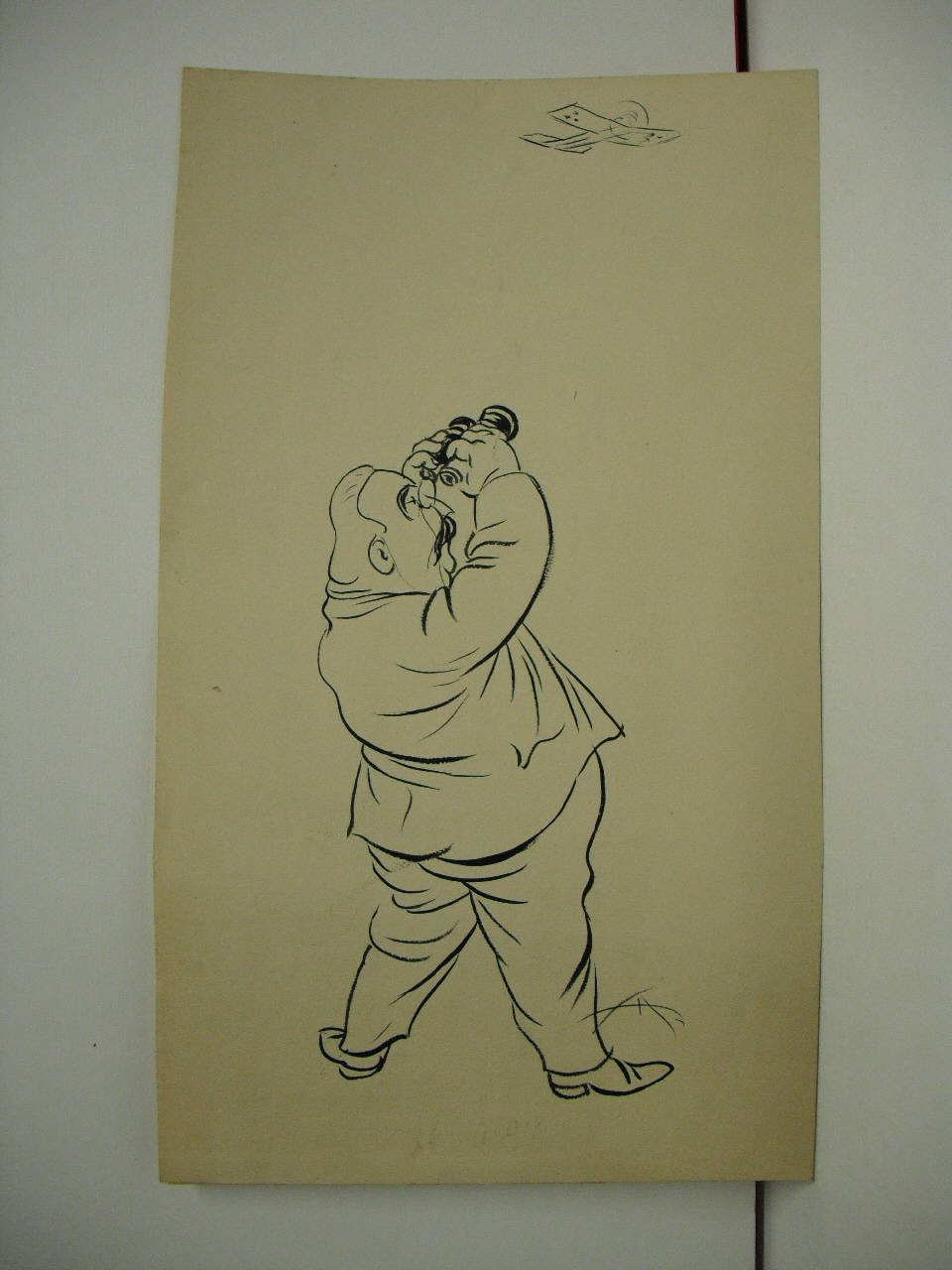 UNA DOMANDA ALL'ON. CHIESA. (disegno) di Mazza, Aldo (1918/04/28 - )