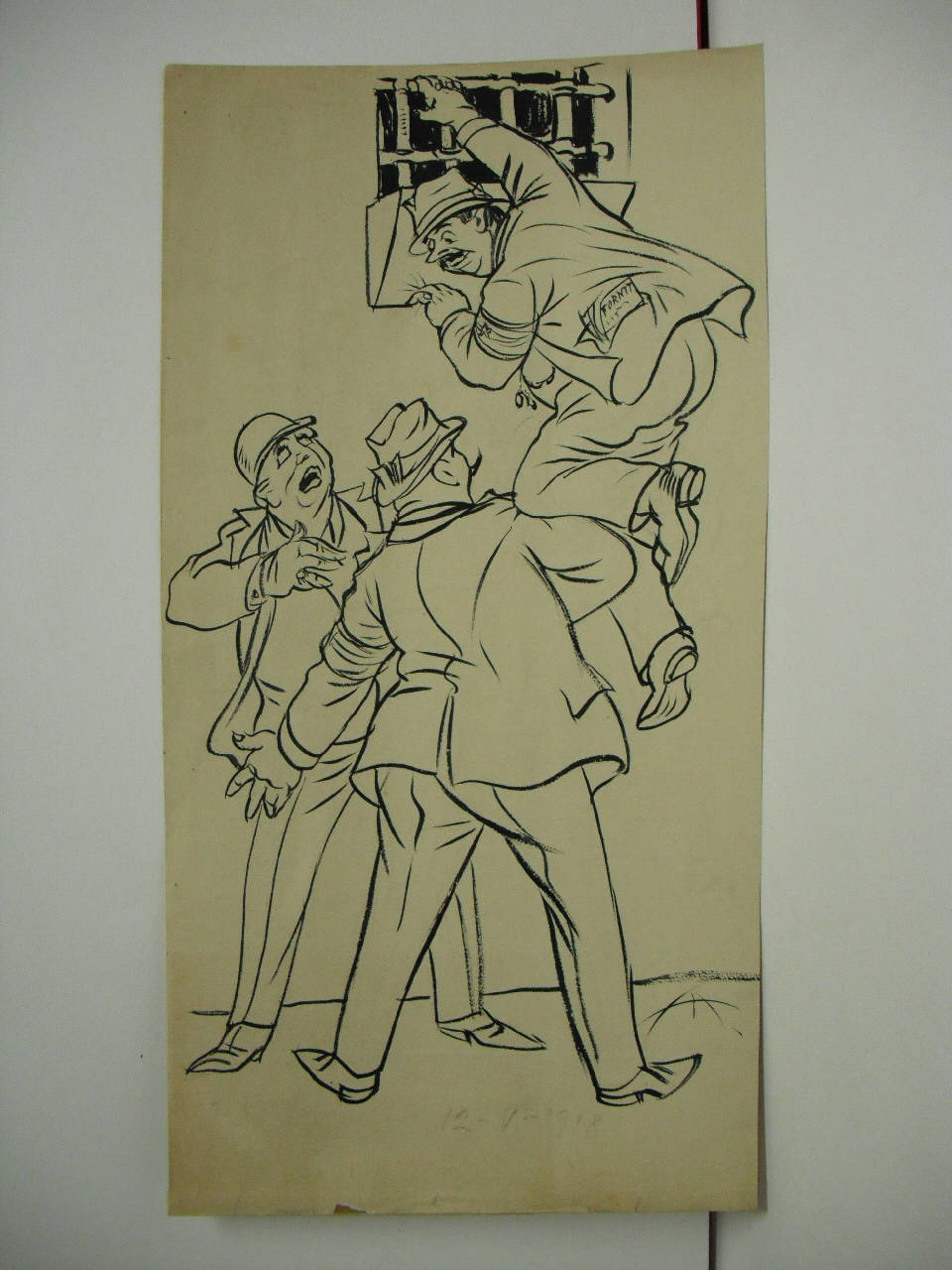 INDOVINELLO A STRINGHE. (disegno) di Mazza, Aldo (1918/05/12 - )