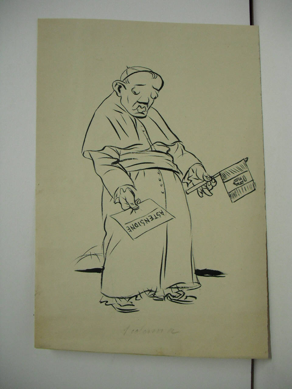 ECHI DEL CONGRESSO DIOCESANO. (disegno) di Mazza, Aldo (1918/06/09 - )