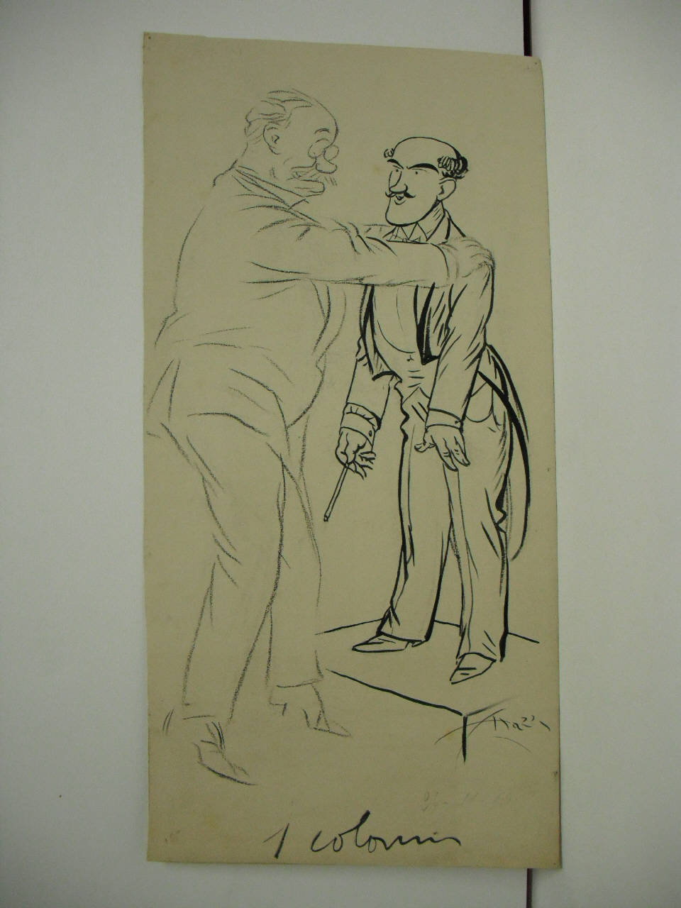 IL CINQUANTENARIO DEL "MEFISTOFELE". (disegno) di Mazza, Aldo (1918/11/24 - )