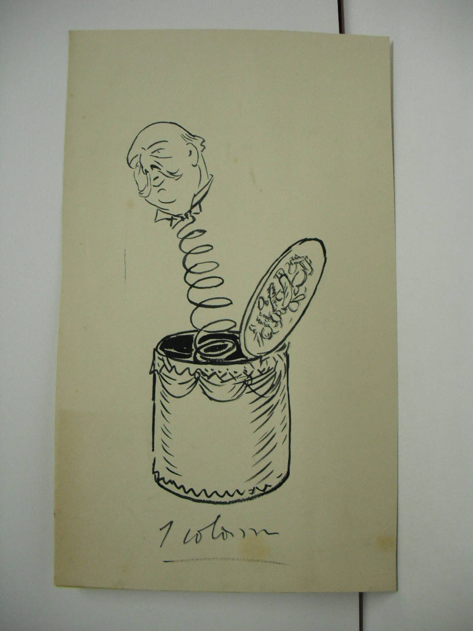 SALANDRA ALL'AUGUSTEO. (disegno) di Mazza, Aldo (1918/12/01 - )