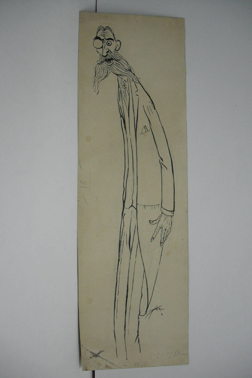 IL CONTE VISCONTI DI SALICETO. (disegno) di Mazza, Aldo (1911/02/19 - )