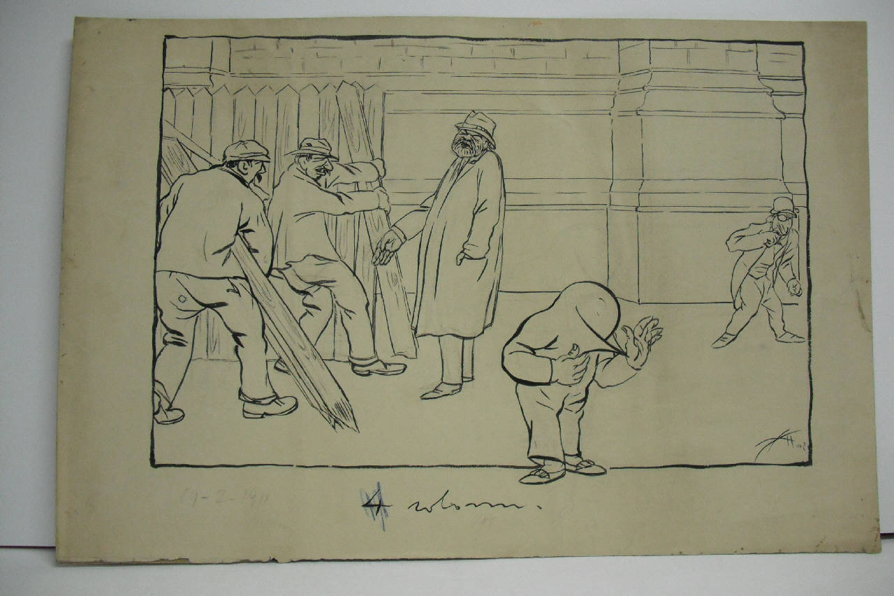 UNA VITTORIA DEL "GUERIN MESCHINO". (disegno) di Mazza, Aldo (1911/02/19 - )