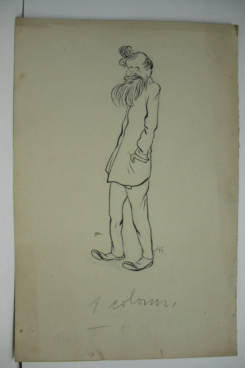 IL CONSIGLIERE LUIGI ARIENTI. (disegno) di Mazza, Aldo (1911/03/12 - )