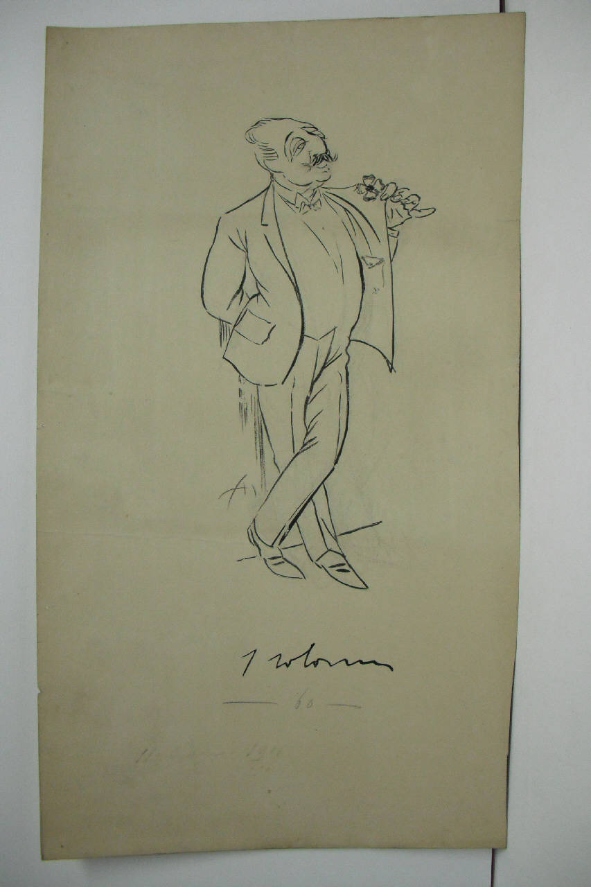 IL CONTE GRITTI MORLACCHI. (disegno) di Mazza, Aldo (1911/05/11 - )