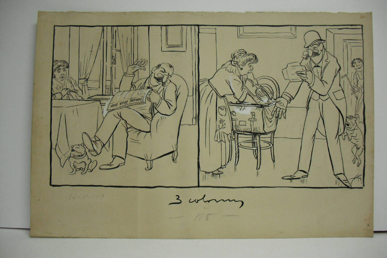 IL DEPUTATO DELLA MAGGIORANZA. (disegno) di Mazza, Aldo (1911/05/14 - )