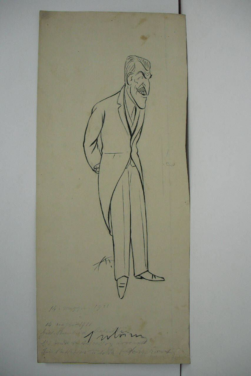 GIOVANNI STRAMBIO DE CASTILLIA. (disegno) di Mazza, Aldo (1911/05/14 - )