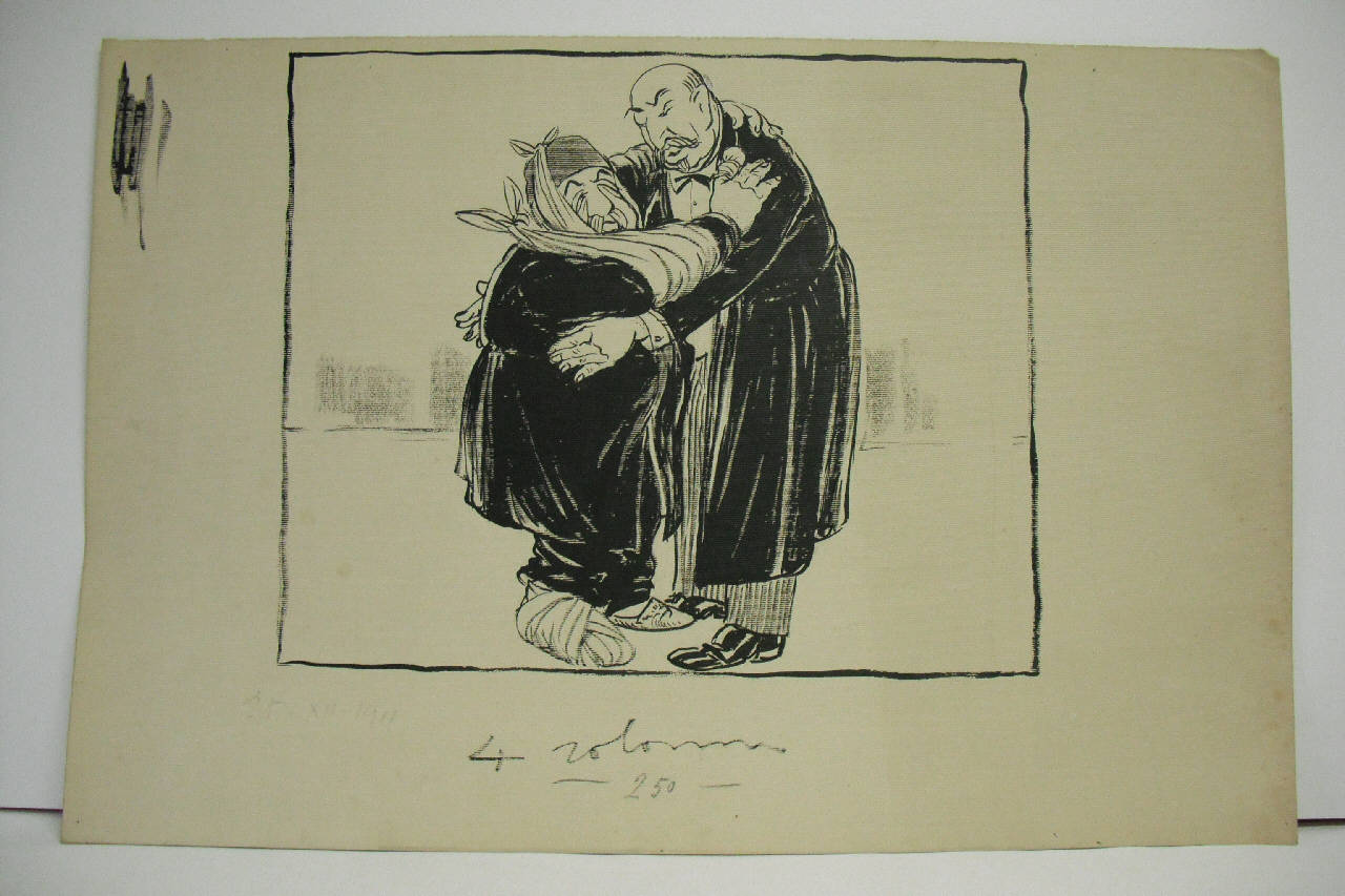 VOCI DI PACE. (disegno) di Mazza, Aldo (1911/12/25 - )