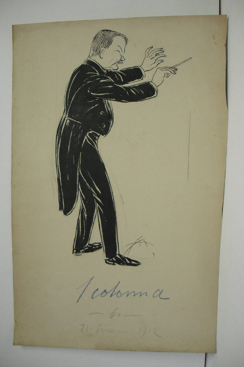 L'"EVA" AL LIRICO. (disegno) di Mazza, Aldo (1912/01/21 - )