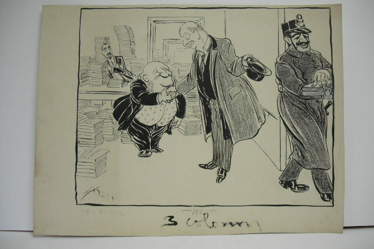 IL GRAN SEQUESTRO. (disegno) di Mazza, Aldo (1912/01/28 - )