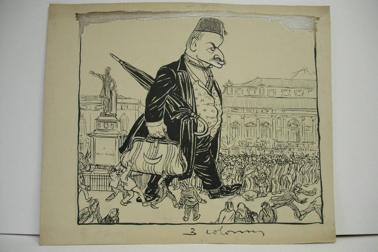 BONARDI AD ALESSANDRIA. (disegno) di Mazza, Aldo (1912/02/18 - )