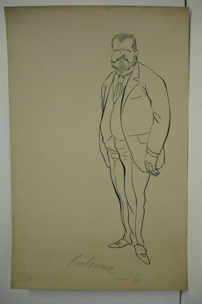 L'ON. DELLA PORTA. (disegno) di Mazza, Aldo (1912/06/30 - )