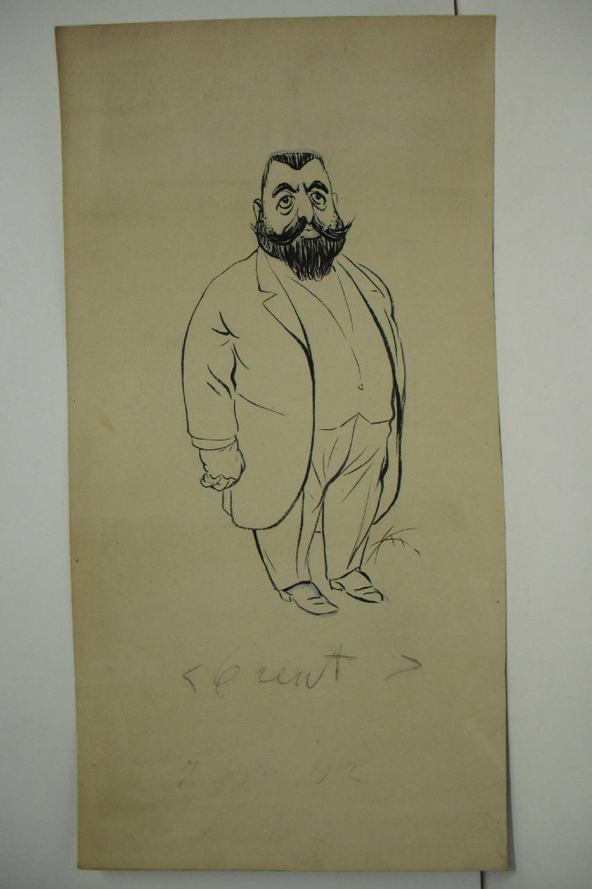 IL CONSIGLIERE DOTTOR SIRONI. (disegno) di Mazza, Aldo (1912/07/07 - )