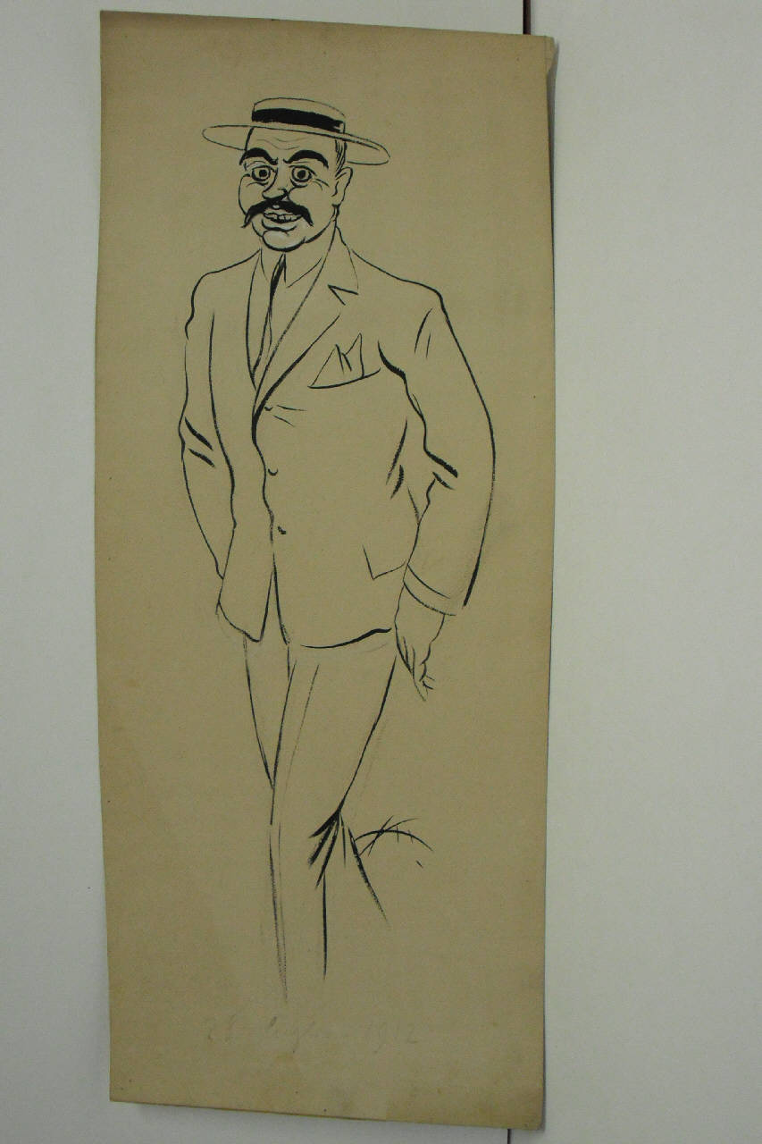 IL COMM. ETTORE CONTI. (disegno) di Mazza, Aldo (1912/07/28 - )