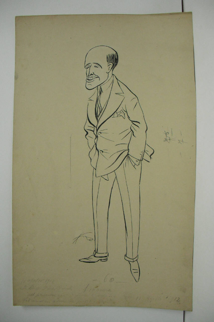 IL DOTT. PIERO PIRELLI. (disegno) di Mazza, Aldo (1912/08/11 - )