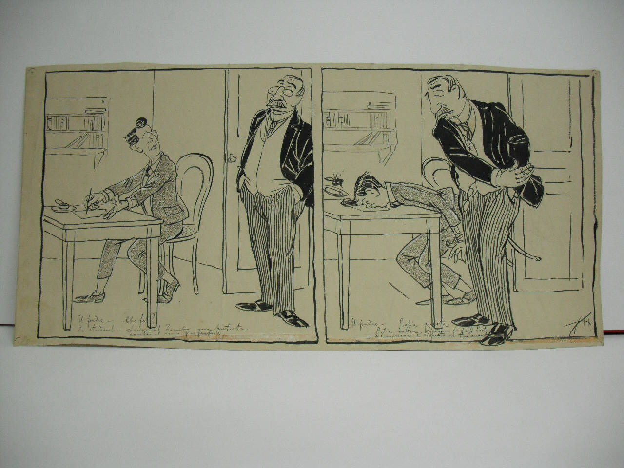 IL BUON PADRE. (disegno) di Mazza, Aldo (1909/06/20 - )